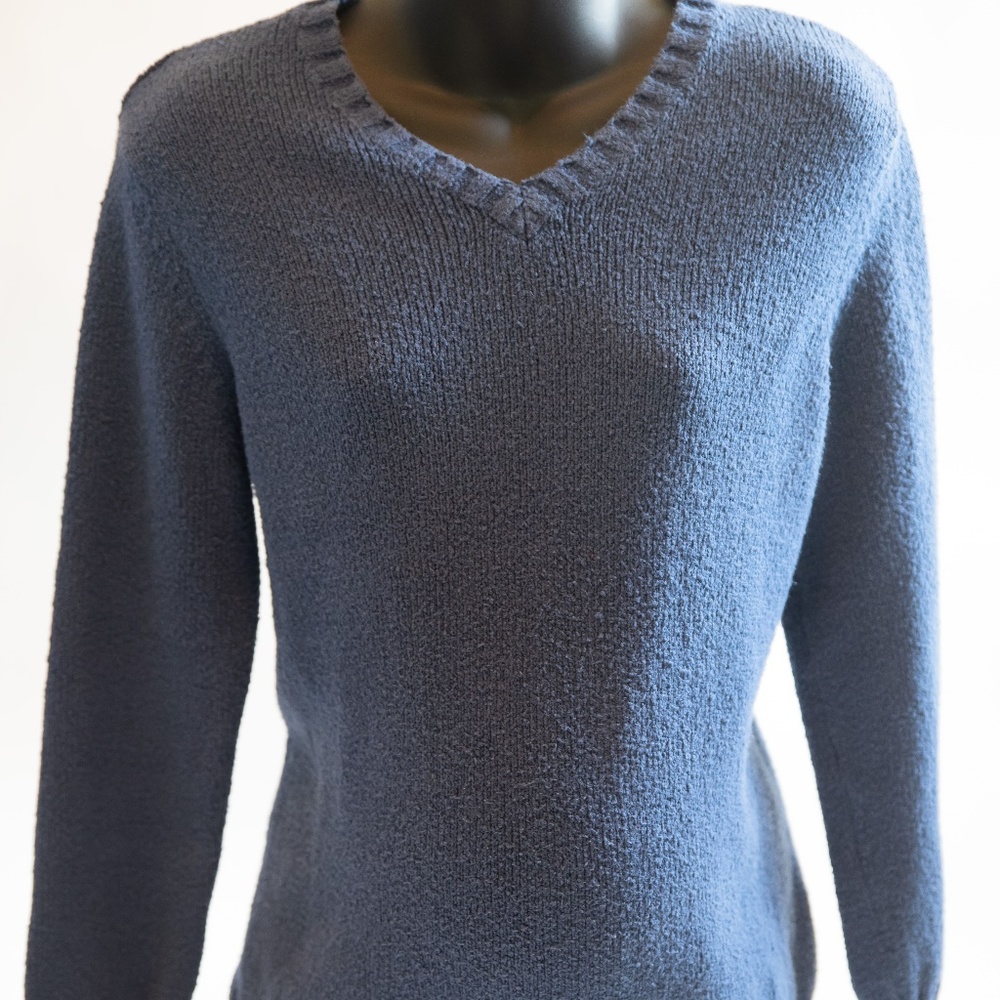 Dark blue maternity sweater